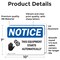 Signmission This Equipment Starts Automatically Sign, Vinyl Decal, 10in W x 7in L, 2PK OS-2PACK-NS-D-710-L-18614 - alternate 6
